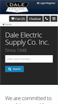 Mobile Screenshot of dale-electric.com