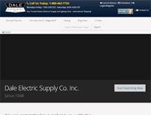 Tablet Screenshot of dale-electric.com